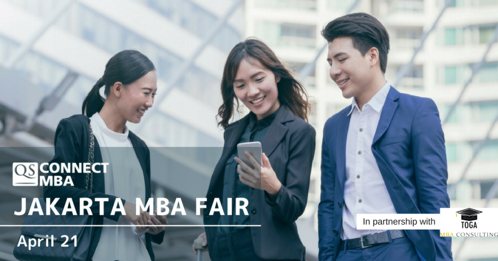 MBA Fair Jakarta: QS Connect 1-2-1Saturday, April 21 at 12.30pm